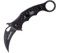 Fox Knives Karambit Pieghevole, Lama N690Co con Emerson Wave, Manico in G-10 Nero 479