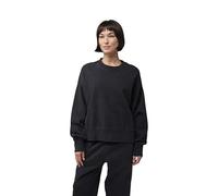 Fox Lady Wordmark Oversized Fleece Crew Black L Sweatshirt