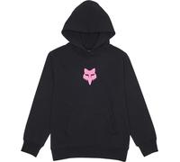 FOX Legacy Felpa con cappuccio giovanile, nero/rosa, Taglia YL