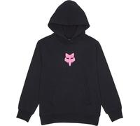 FOX Legacy Felpa con cappuccio giovanile, nero/rosa, Taglia YS