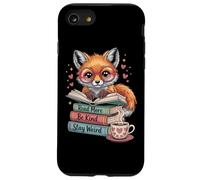 Fox Leggi di più Libri Stay Weird Cottagecore Reader Estetica Custodia per iPhone SE (2020) / 7/8