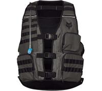 FOX Legion Tac Gilet da motocross, nero-grigio, taglia S M per maschi