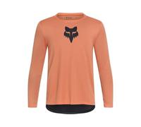 Fox Maglia da Ciclismo a Maniche Lunghe Junior Ranger Head Coral YXL