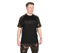 Fox Maglietta Nera / Camouflage Outline