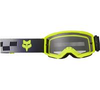 FOX Main Collect Maschera da motocross giovanile, nero/giallo