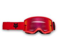 FOX Main Core Mirrored Lens Occhiali da motocross, rosso per maschi
