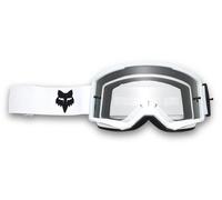 FOX Main Core Occhiali da motocross, Bianco, Taglia unica