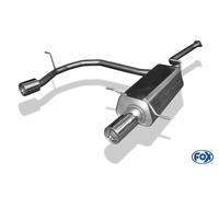 Fox Marmitta Scarico Sportivo Duplex Posteriore per Hyundai Santa Fé Sm