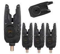 Fox Mini Micron X 4 Asta Set / Pesca Carpa Bite Allarme & Ricevitore