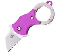 FOX MINI-TA COLTELLO PIEGHEVOLE ROSA NYLON HDL-1.4116 ACCIAIO INOX SANDBL. LAMA