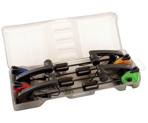 Fox MK2 Illuminato Swingers Indicatore Morso Set Baitalarm Bissmelder
