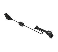Fox MK3segnalatore visivo-Pedel avvisatori acustici per pesca alla carpa, colori a scelta: Rosso, Verde, Arancione, blu o nero, verschiebbares Peso & montaggio facile., nero