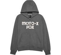 FOX Moto-X Oversized Cappuccio con zip, grigio, taglia XL per maschi