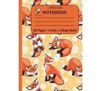 Fox Notebook: Animal Themed Composition Notebook