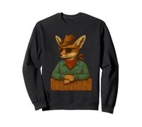 Fox Occhiali da Sole Cowboy Cappello Country Texas Rodeo Ranch Western Felpa