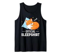 Fox Official Sleepshirt Cute Bedtime Pigiama Camicia da Notte Canotta
