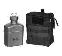 Fox Outdoor Bottiglia Titan Ca. 1 Litro Con Tasche