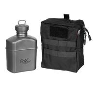 Fox Outdoor Bottiglia Titan Ca. 1 Ltr Con Borsa