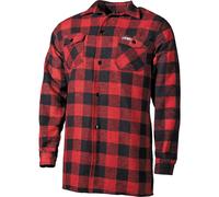 Fox Outdoor Lumberjack Camicia Flanella Uomo Escursionismo Rosso Nero Scacchi