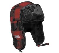 Fox Outdoor Pelliccia Cappello Lumberjack Inverno Trapper Lembi Rosso / Nero