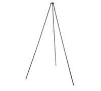 Fox Outdoor Tripla, altezza circa 1,9 m, in acciaio inox, con catena e gancio