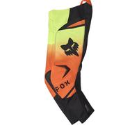 FOX 180 Shield Pantaloni da motocross per ragazzi, nero-arancione, taglia 28