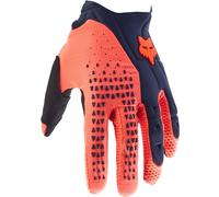 FOX Pawtector Guanti da motocross, blu-arancione, taglia 2XL per maschi