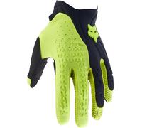 FOX Pawtector Guanti da motocross, nero-giallo, taglia M per maschi