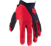 FOX Pawtector Guanti da motocross, nero/rosso, Taglia 2XL