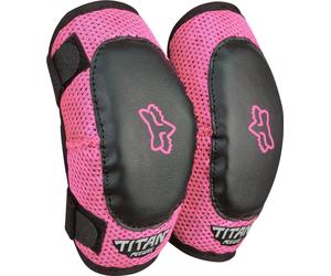 FOX Pee Wee Titan Protezioni per gomito motocross per bambini, rosa, Taglia M/L
