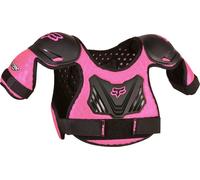 Fox PeeWee Titan Roost MTB BMX Motocross Pettorina Nera/Rosa Bambini M/L
