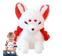 Fox Plush - Simpatica bambola animale del fumetto a nove code, giocattolo morbido e squisito e confortevole, figura di compagno di coccole, per Natale San Valentino, Pasqua, camera da letto So