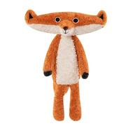 Fox Plush, Stuffed Animal, Realistic Design Soft Cuddly Companion Durable Stitching Huggable Size Bright Colors Lightweight Safe Materials Child-Friendly, Plush Toy for Animal Enthusiasts