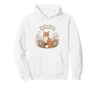 Fox Pre-Menopausa WDNC Boho Floreale Non Ci Interessa Felpa con Cappuccio