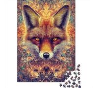 Fox Puzzle 1000 Pezzi, Geografia Mentale, Esperienza Tattile, Opera Conversazionale 1000pcs (75x50cm)