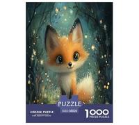 Fox Puzzle Impossible 1000 Pezzi Decorazione Per La Casa. Giochi Rilassamento E Intelligence Per Adulti E Ragazzi Da 14 Anni 38x26cm/1000pcs