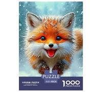 Fox Puzzle Premium Per Il Relax Domestico Serale, Integra Fantasy E Combina Pazienza Concentrazione E Piacere Duraturo Durante L’assemblaggio 38x26cm/1000pcs