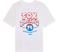 FOX Racewear Maglietta da donna, bianco-rosso-blu, taglia S per donne