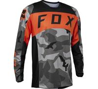 FOX RACING 180 Bnkr Motocross Jersey, Men's, Grey, XS