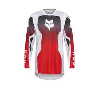 Fox Maglia da Motocross 180 SHIELD Bianco-Rosso Taglia M Uomo