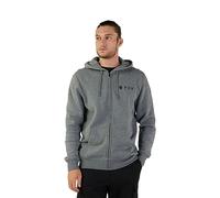 Fox Racing Absolute Fleece Zip in Pile ASSOLUTO, Grafite er, L Uomo