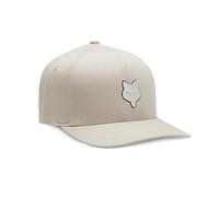 Fox Racing Fox Head Flexfit Cappello, Bianco Vintage, S Uomo