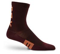 Fox Racing Calze in Lana Merino Flexair da 15,2 cm, Calzini Donna, Marrone Scuro, Taglia Unica