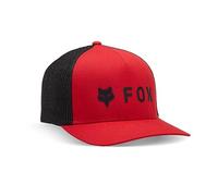 Fox Racing Cappello Standard Absolute Flexfit da Uomo, Rosso Fiamma, S