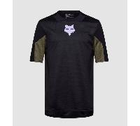 Fox racing defend ss jersey park black maglia mtb 2025 trudri tecnica bike mt...