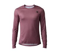 Fox Racing Flexair Ascent LS Jersey, cordovano, M Uomo