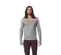 Fox Racing Flexair Aviation-Maglia a Maniche Lunghe da Uomo Camicia, Grigio Vintage Race
