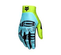 Guanti lunghi fox flexair elevated turchese verde