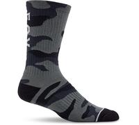 Fox Racing Fox Camo Crew Sock Calzini, Nero Mimetico, XL Unisex-Adulto