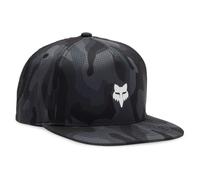 Fox Racing Men's Fox Head Camo Tech Black Camouflage Snapback Hat